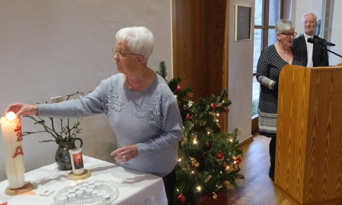 Adventsfeier des Seniorenkreises Klub 70 in Floß