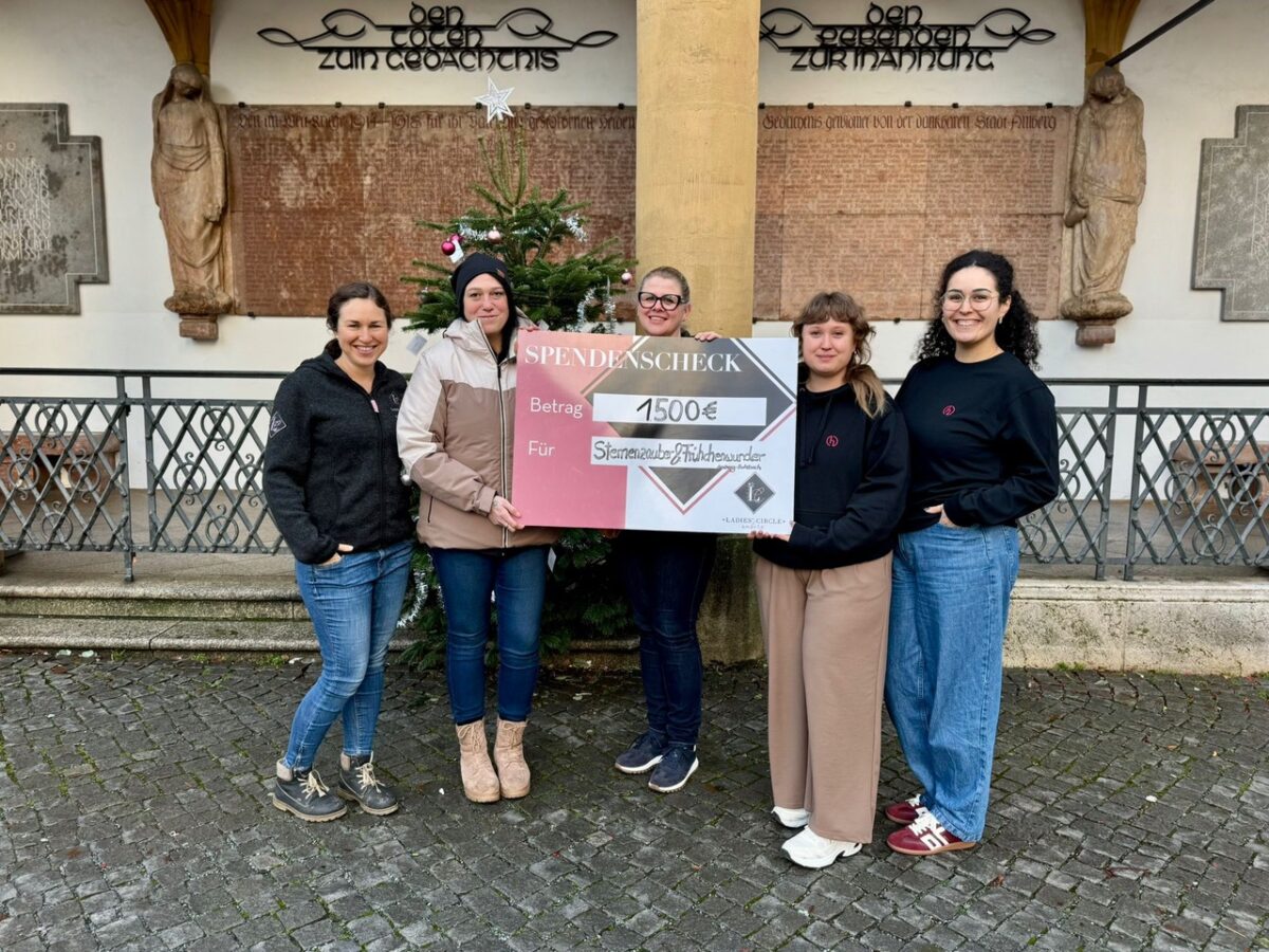 Ladies Amberg unterstützen "Sternenzauber &amp; Frühchenwunder e.V."