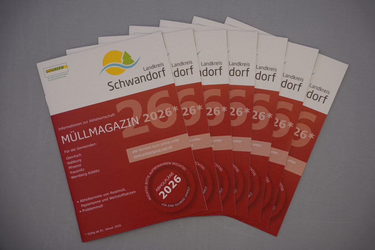 Müllmagazin 2026 wird im Landkreis Schwandorf verteilt