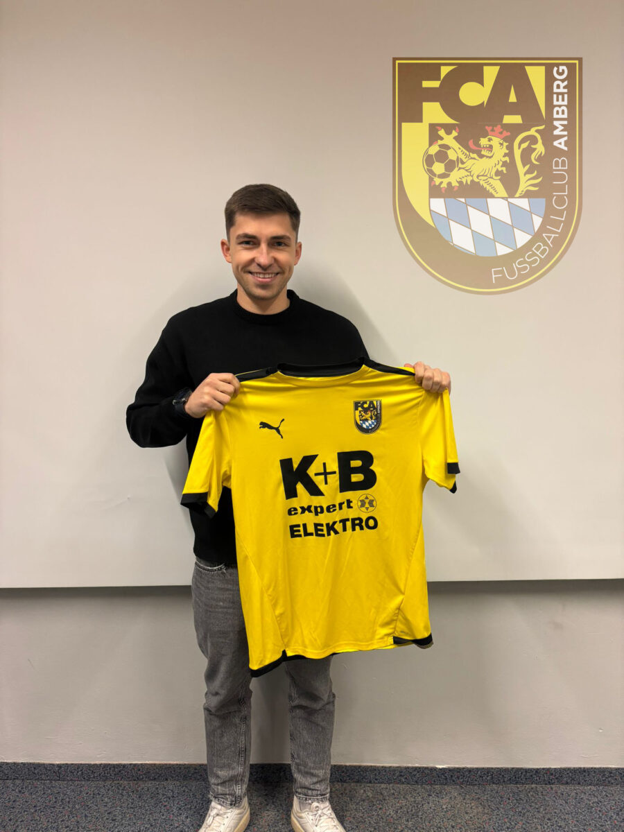 Neuzugang für den FC Amberg: Endlich hat es geklappt mit Fabian Geitner