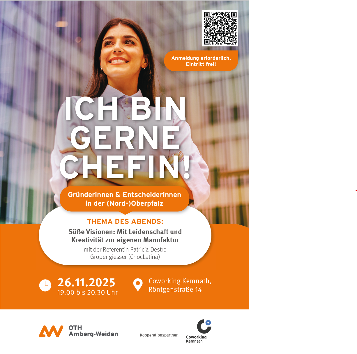 „Ich bin gerne Chefin!“ - Gründerinnen und Entscheiderinnen in der (Nord-) Oberpfalz