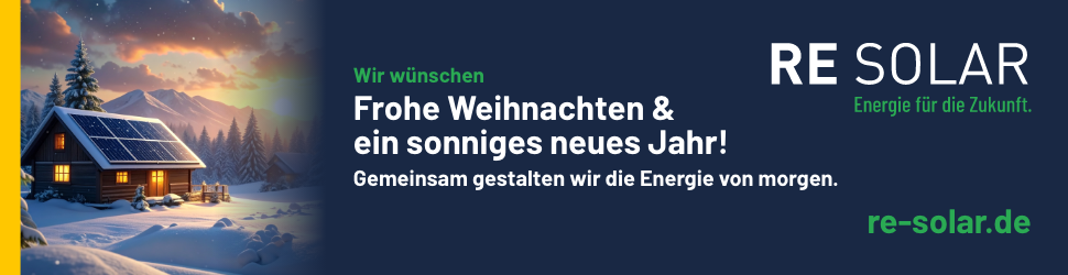 RE-Solar – Weihnachtsgrüße