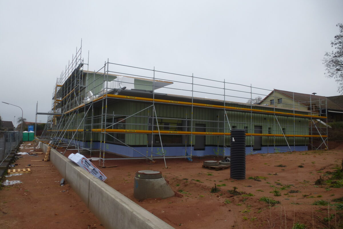 Rohbau der neuen Kita in Kaltenbrunn steht