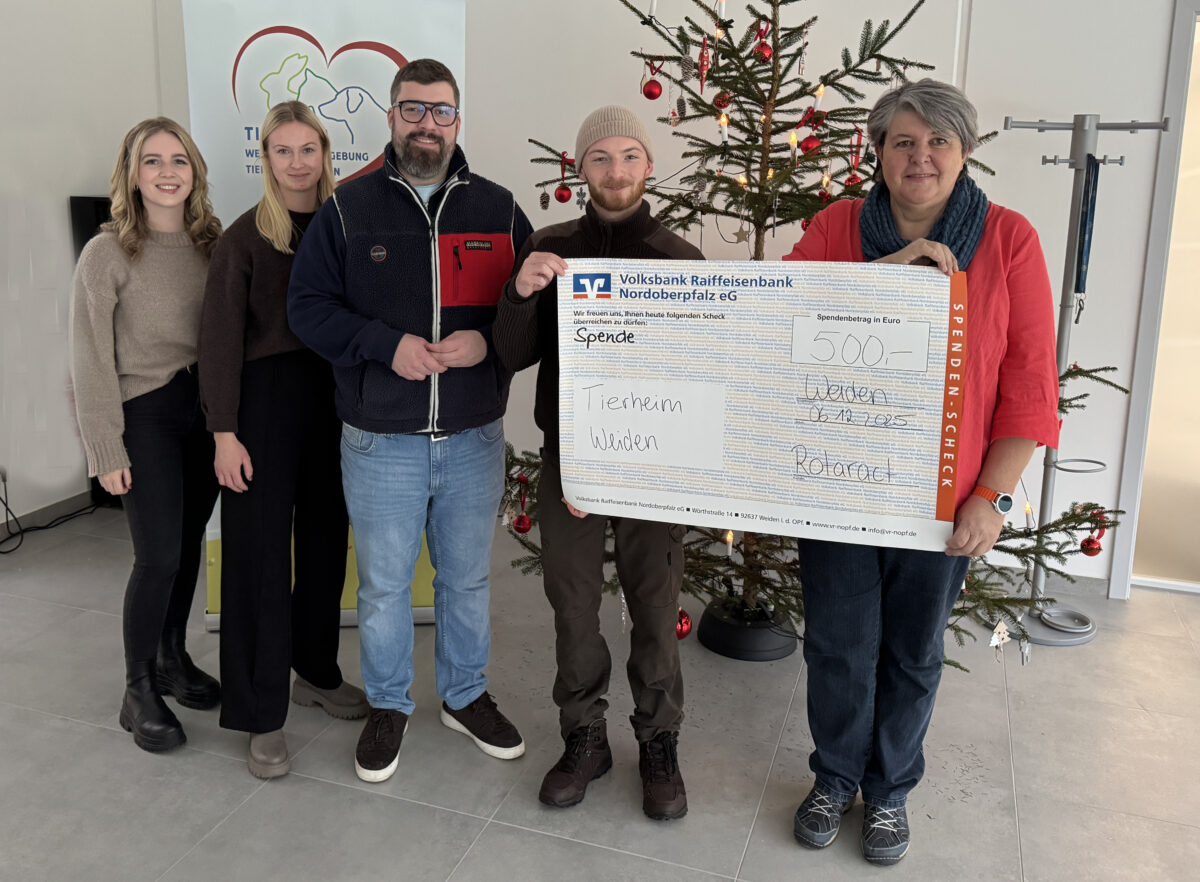 Rotaract Club unterstützt Tierheim Weiden