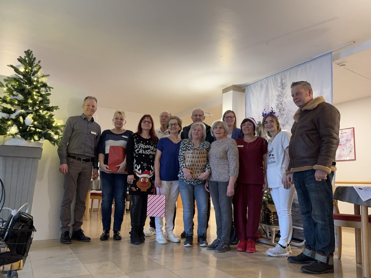 Weihnachtsbesuche der SPD Windischeschenbach in Seniorenheim und Stellwerk