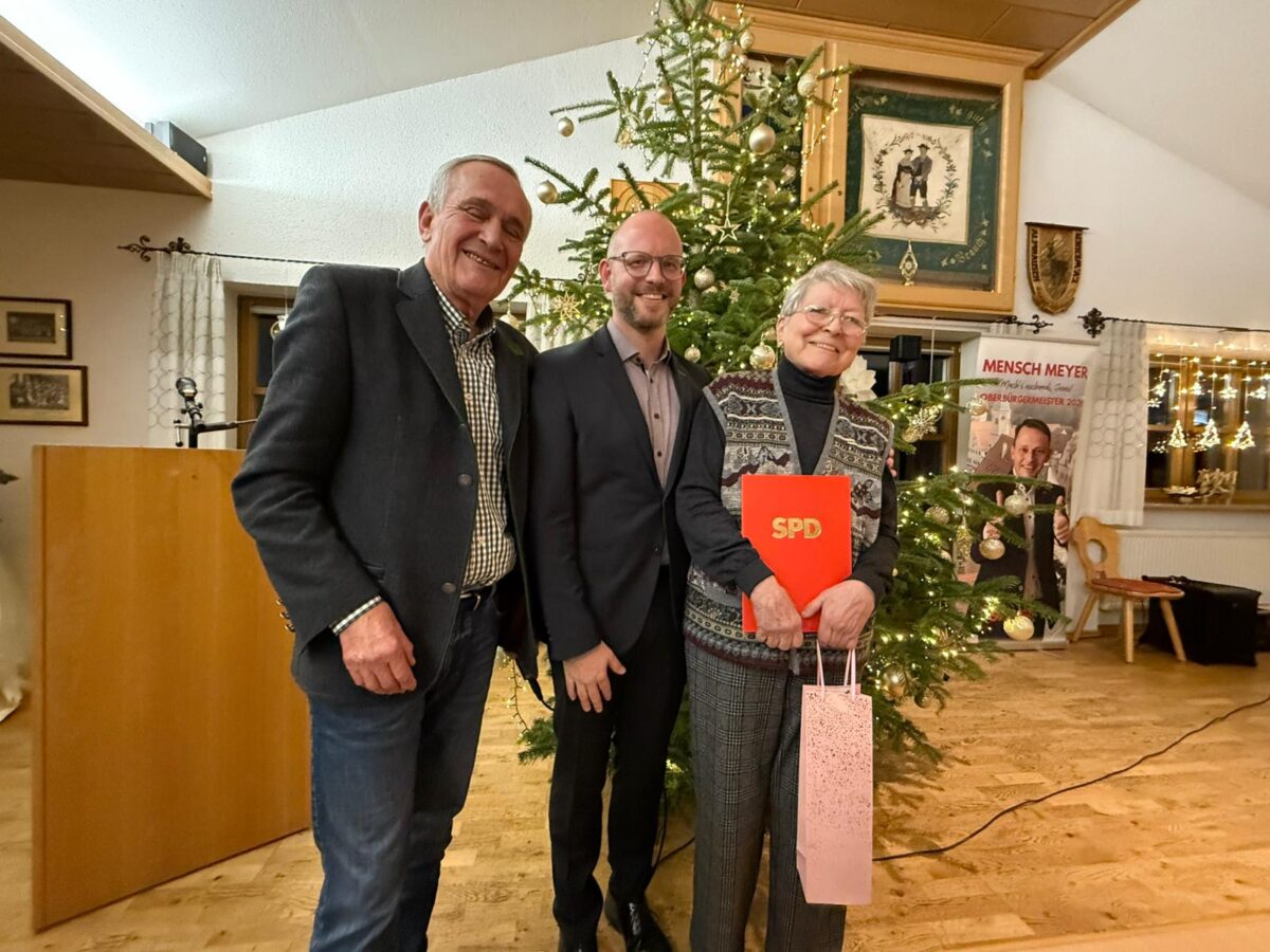 SPD ehrt langjährige Mitglieder bei Jahresabschluss in Weiden