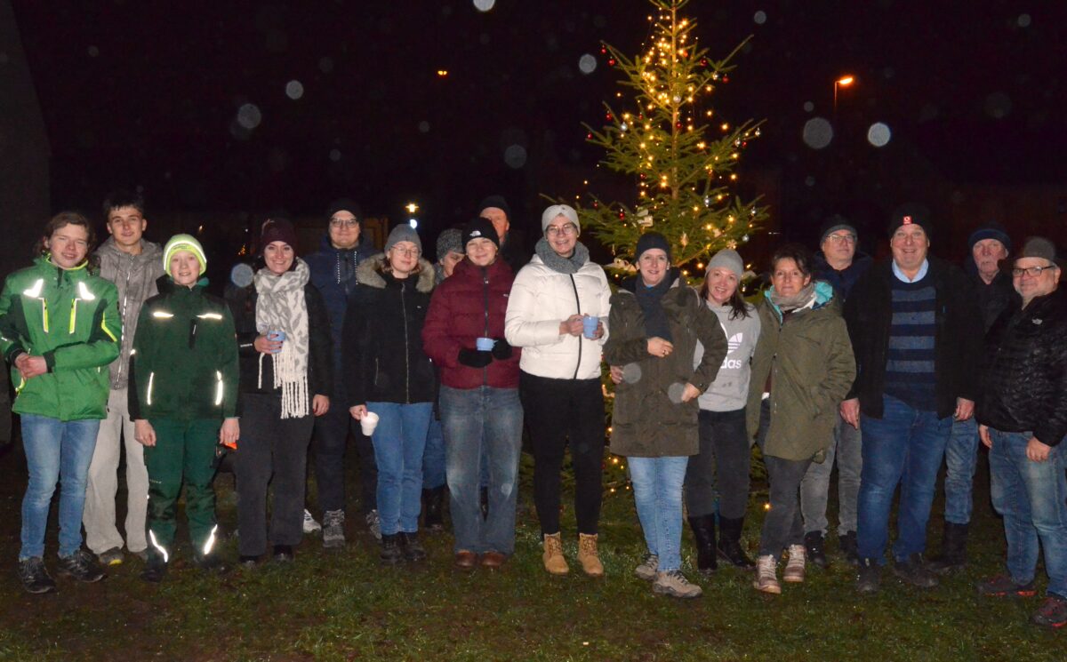 Adventsfeier bei den Krumme-Äcker-Siedlern