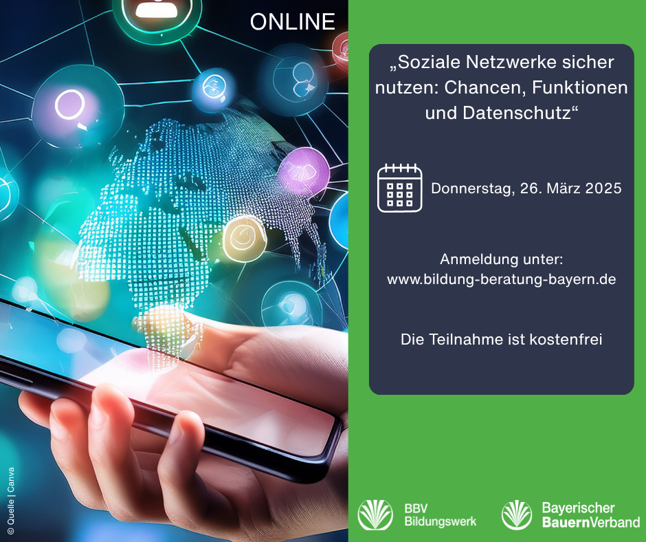 „Soziale Netzwerke sicher nutzen: Chancen, Funktionen und Datenschutz“