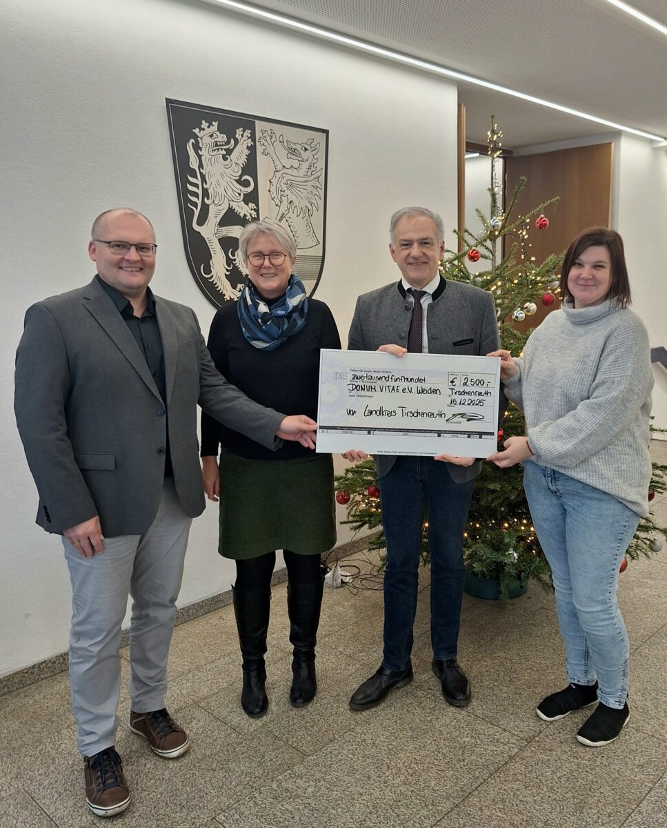 Spende über 2.500 Euro stärkt DONUM VITAE in Tirschenreuth