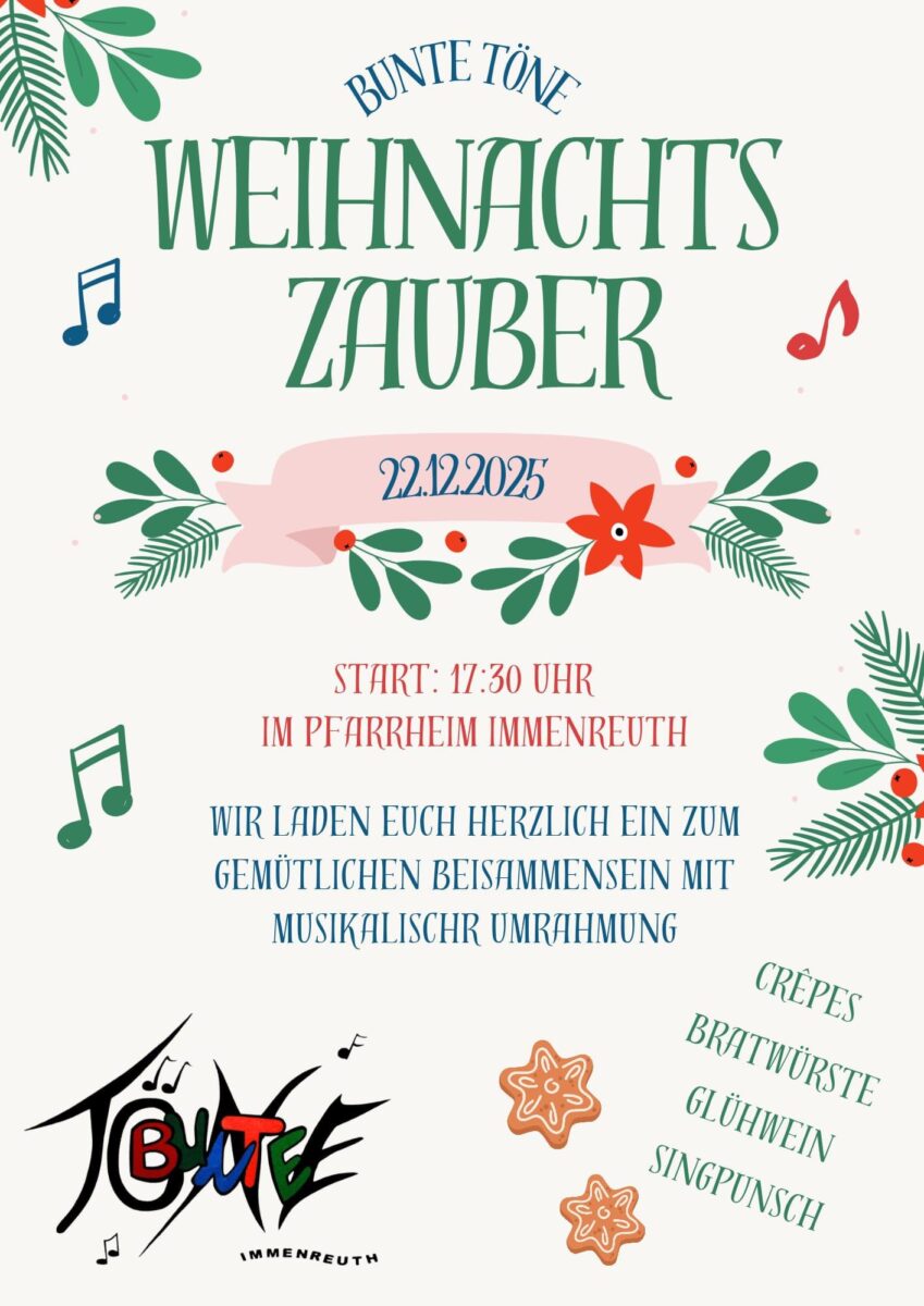 Weihnachtszauber der Bunten Töne in Immenreuth