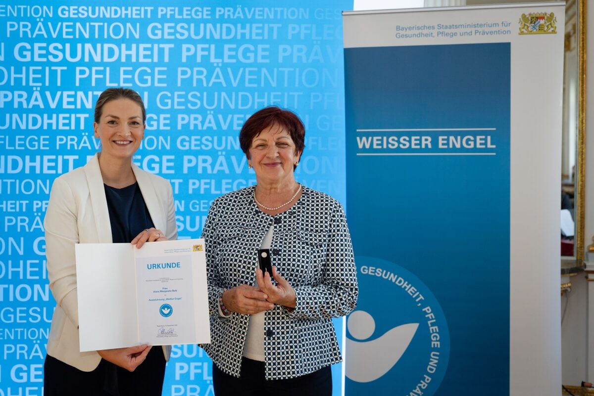 "Weißer Engel" für Anna Bolz aus Weiden