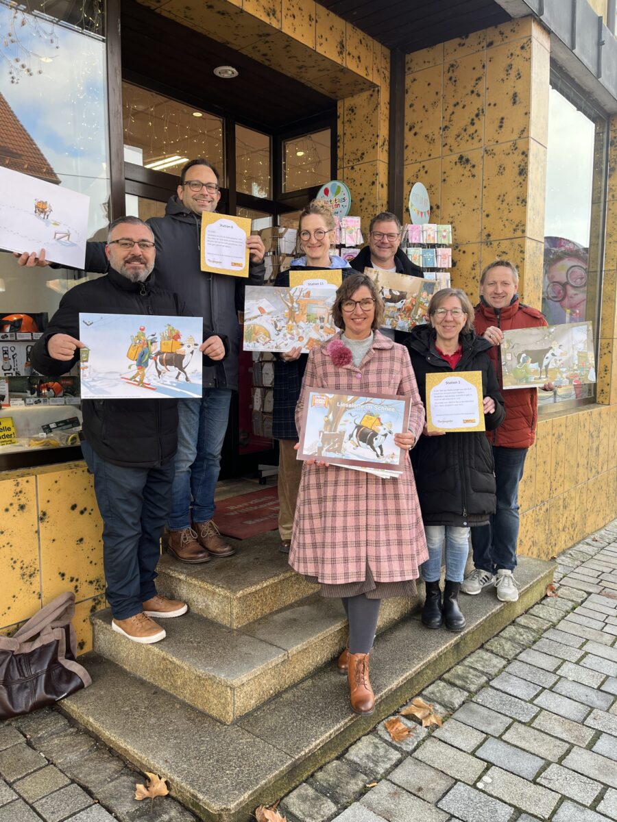 Winterlicher Bilderbuchspaziergang lockt Familien in Burglengenfeld