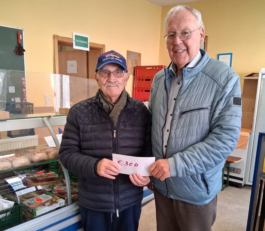 Kontakt Club spendet für Bürgerladen