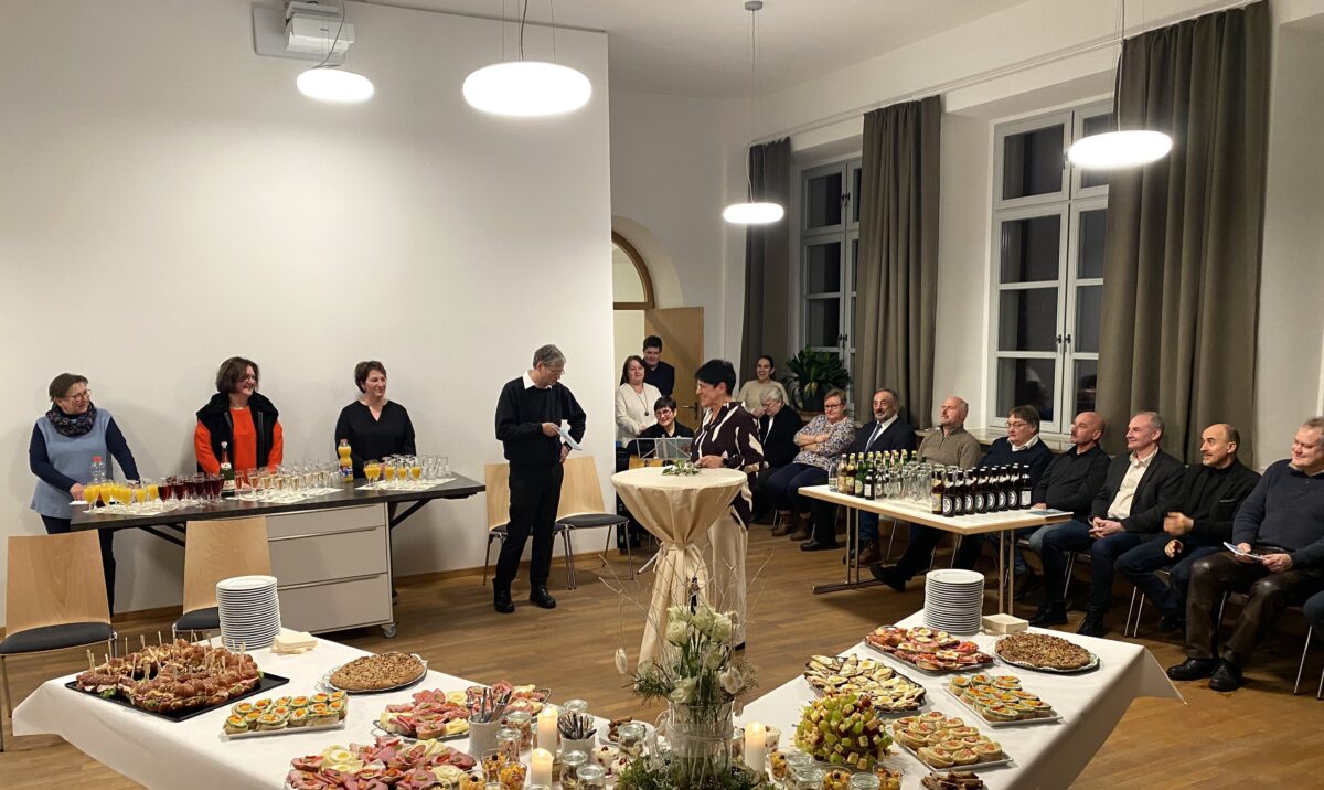 Neujahrsempfang der Pfarrei Waldthurn – reichhaltiges Buffet