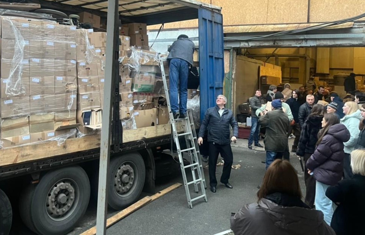 Nach fünf Tagen: Space Eye-Hilfstransport gut in Saporischschja angekommen