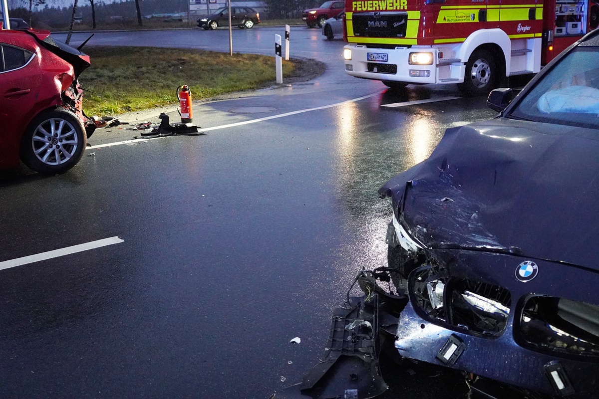 Auffahrunfall und Folgecrash auf der NEW 21