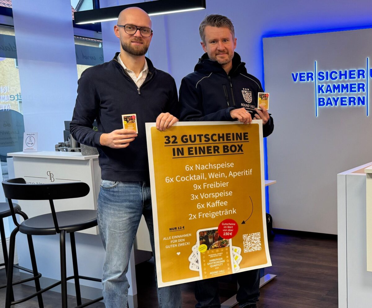 Amberger Gastronomiequartett unterstützt soziale Projekte