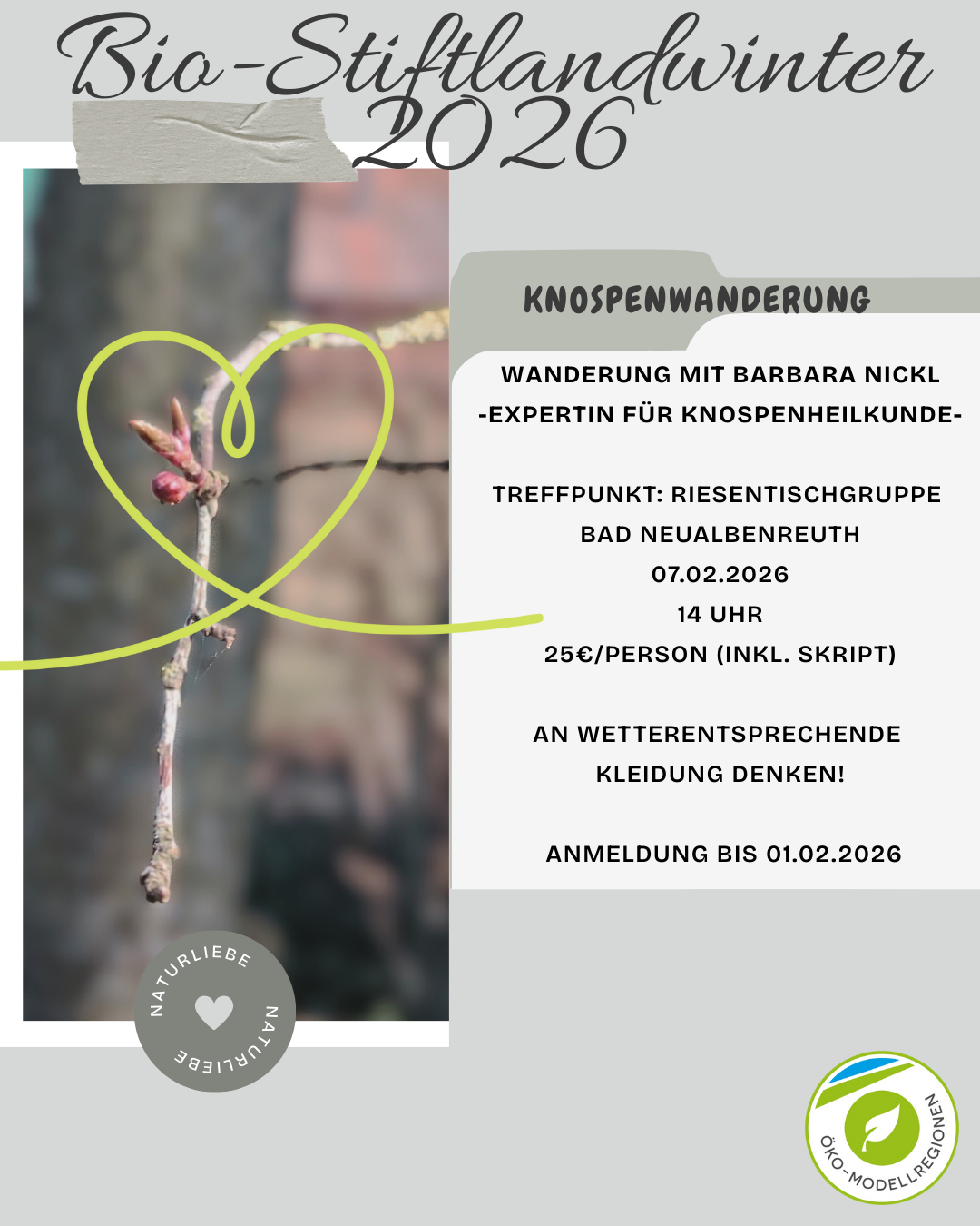 Bio-Stiftland Winter - Knospenwanderung