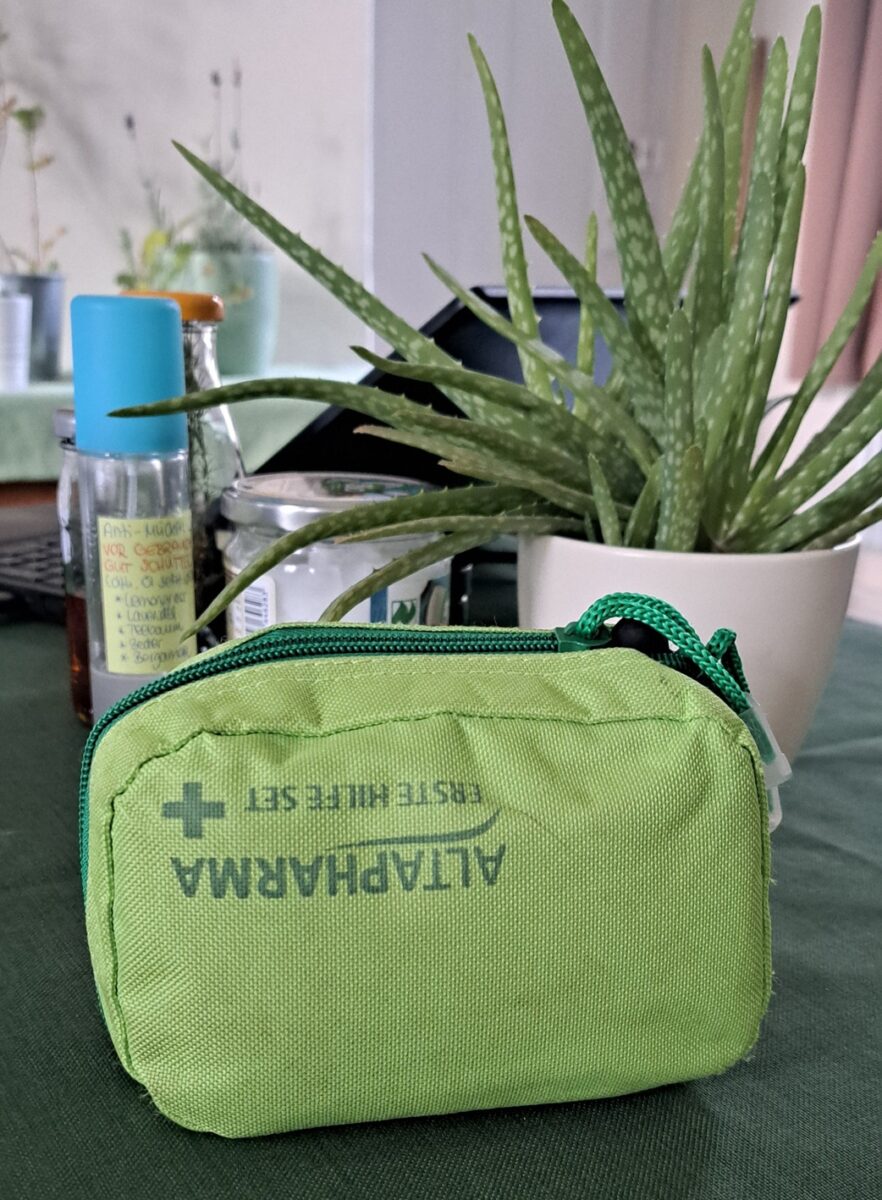 „Hausapotheke für unterwegs“ mit Lisa Bleil: Salbe, Tinktur und Vorstellung Hausapotheke