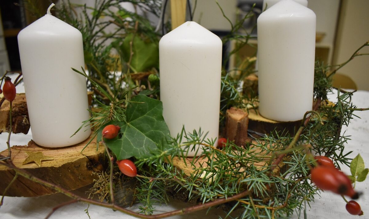 Adventskranz einmal anders