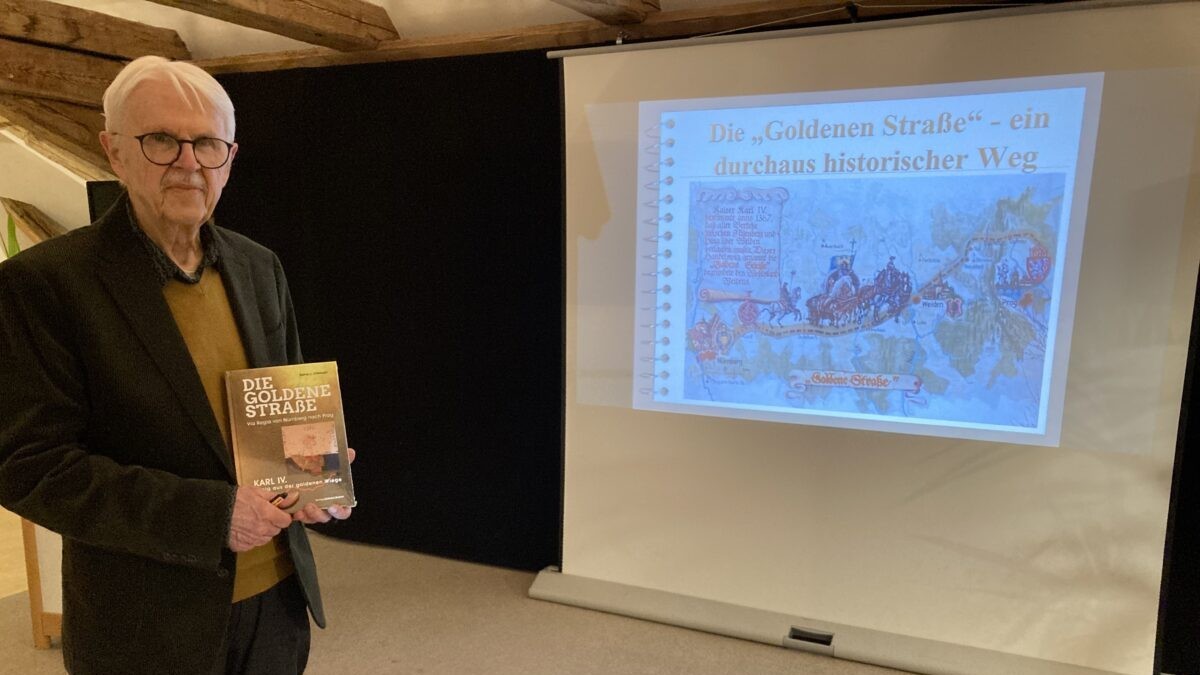 Die Goldene Straße: Rainer Christoph stellt sein Buch in der Regionalbibliothek vor