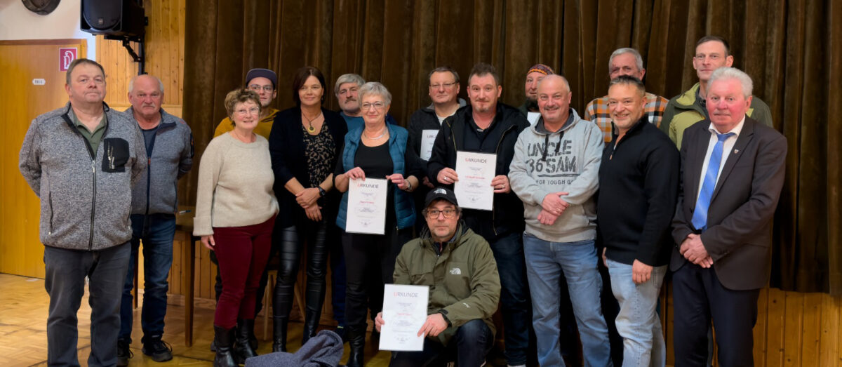 Jahresrückblick beim Fischereiverein Weiden