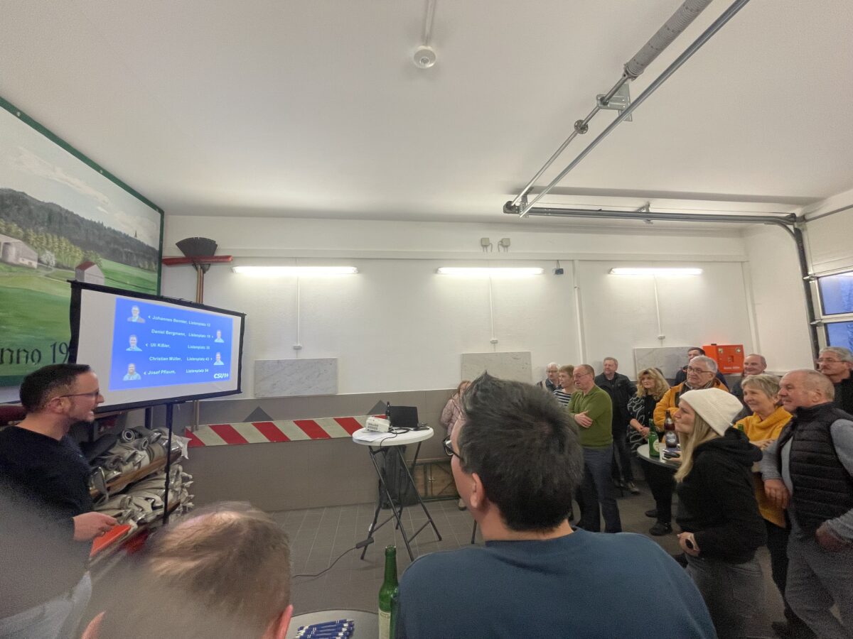 Gelungener Auftakt für CSU-Wahlkampf in Waldthurn