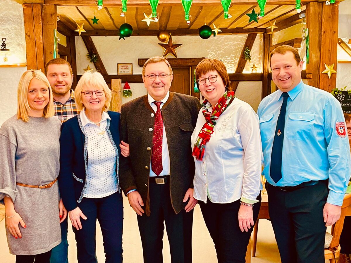 CSU gratuliert Josef Stock in Pressath zum 70. Geburtstag