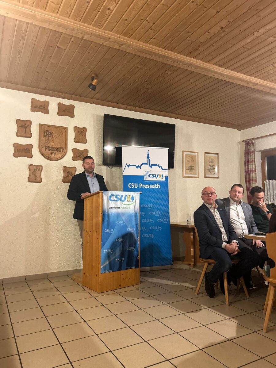 CSU startet Kommunalwahlkampf in Pressath mit Andreas Reindl