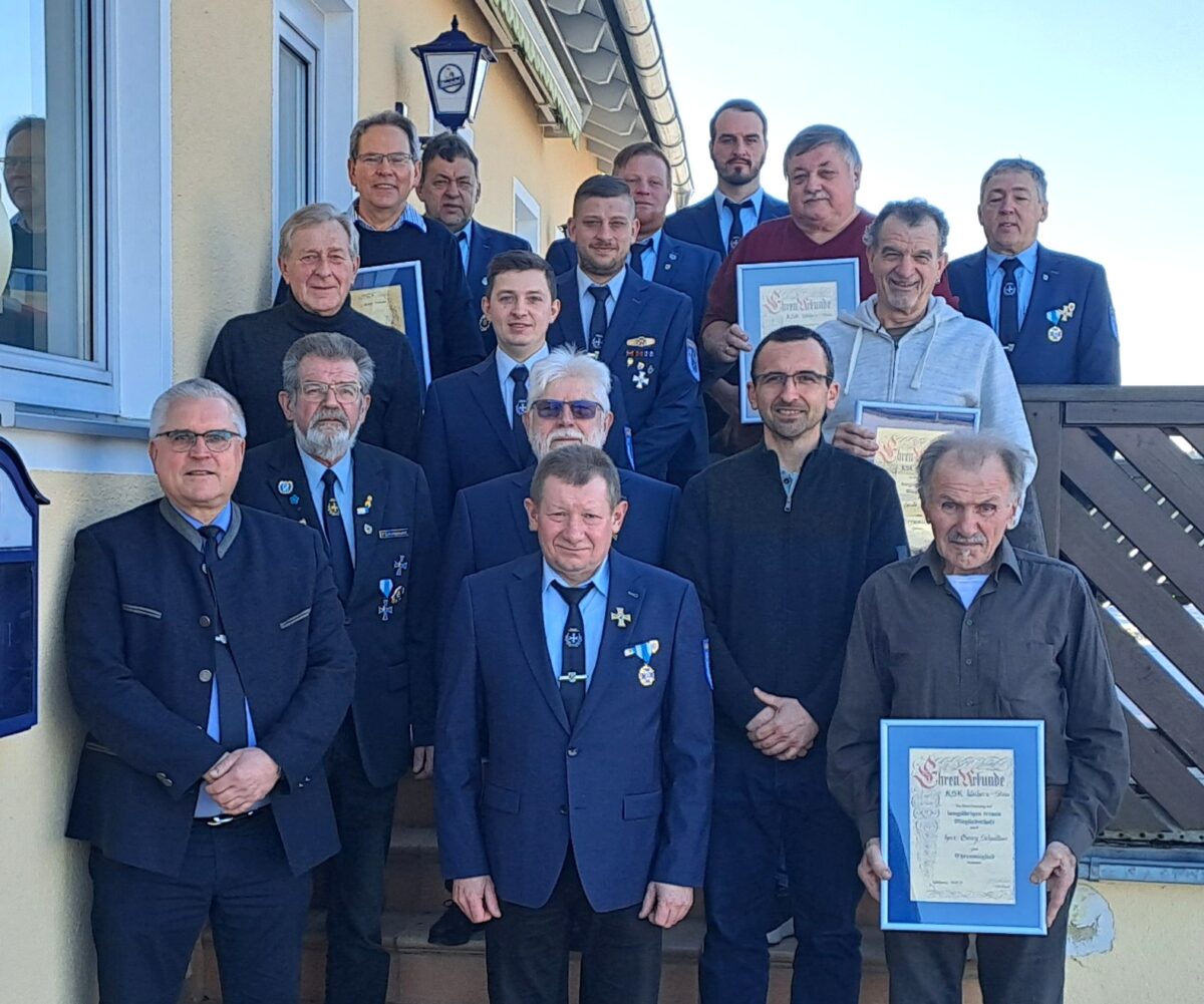 Ehrenstatus für zehn Mitglieder der KSK in Weihern
