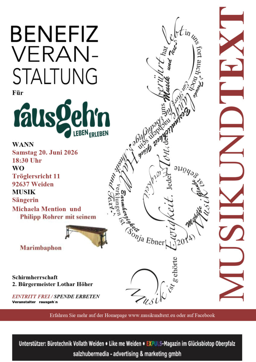 MUT - Benefiz in Tröglersricht für rausgehn