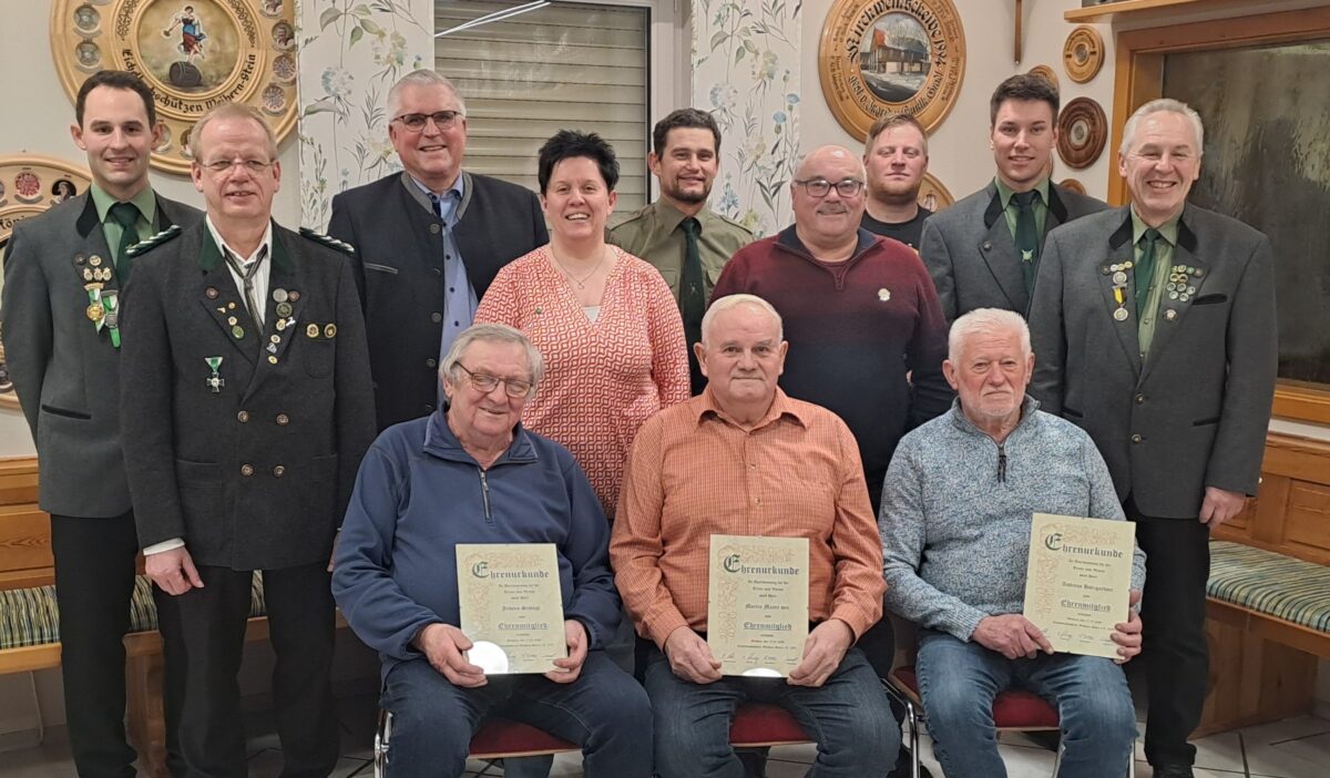 Mitgliederzahl bei den Eichelbachschützen Weihern steigt auf 247 Frauen und Männer