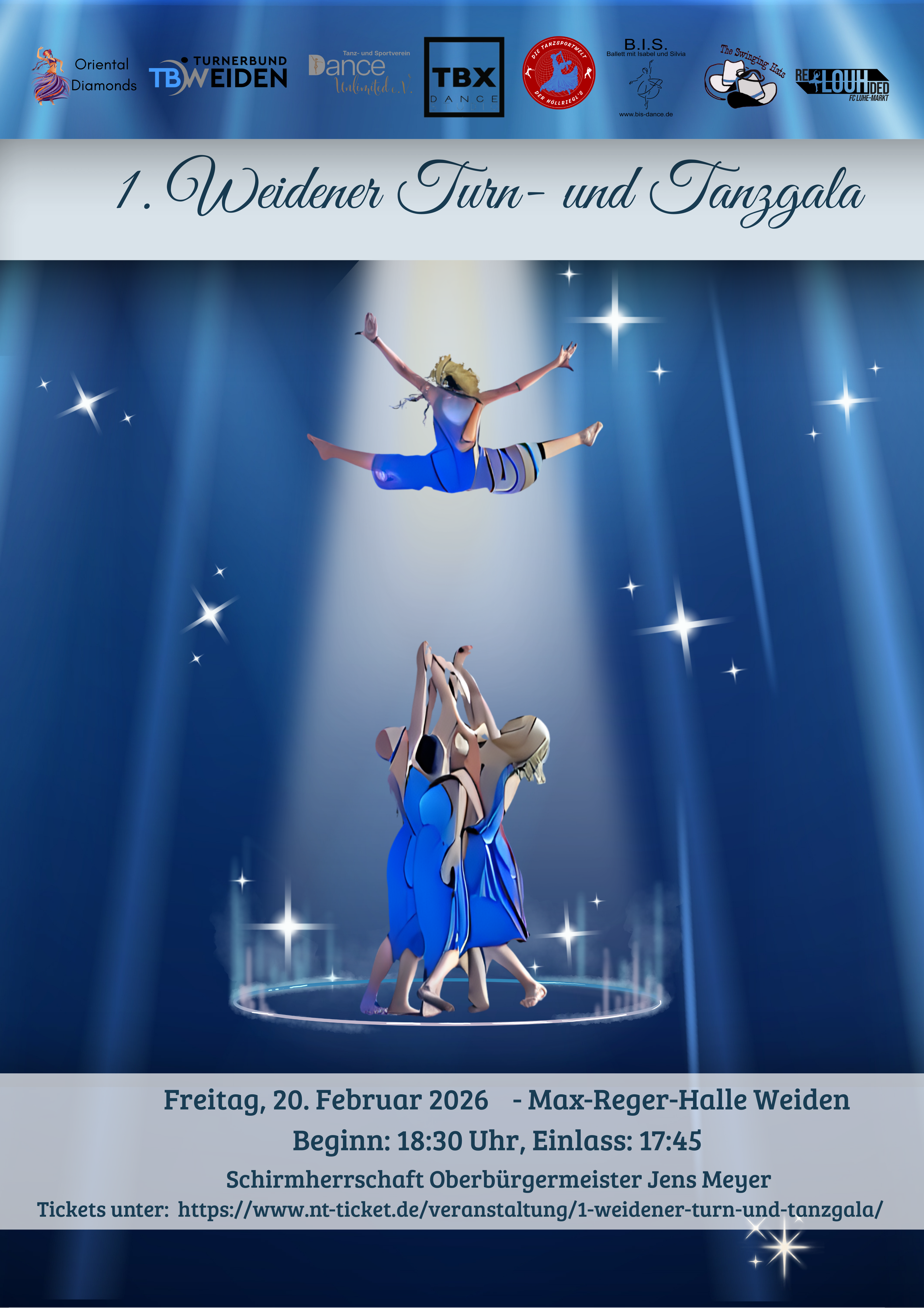 Premiere der Turn- und Tanzgala in Weiden