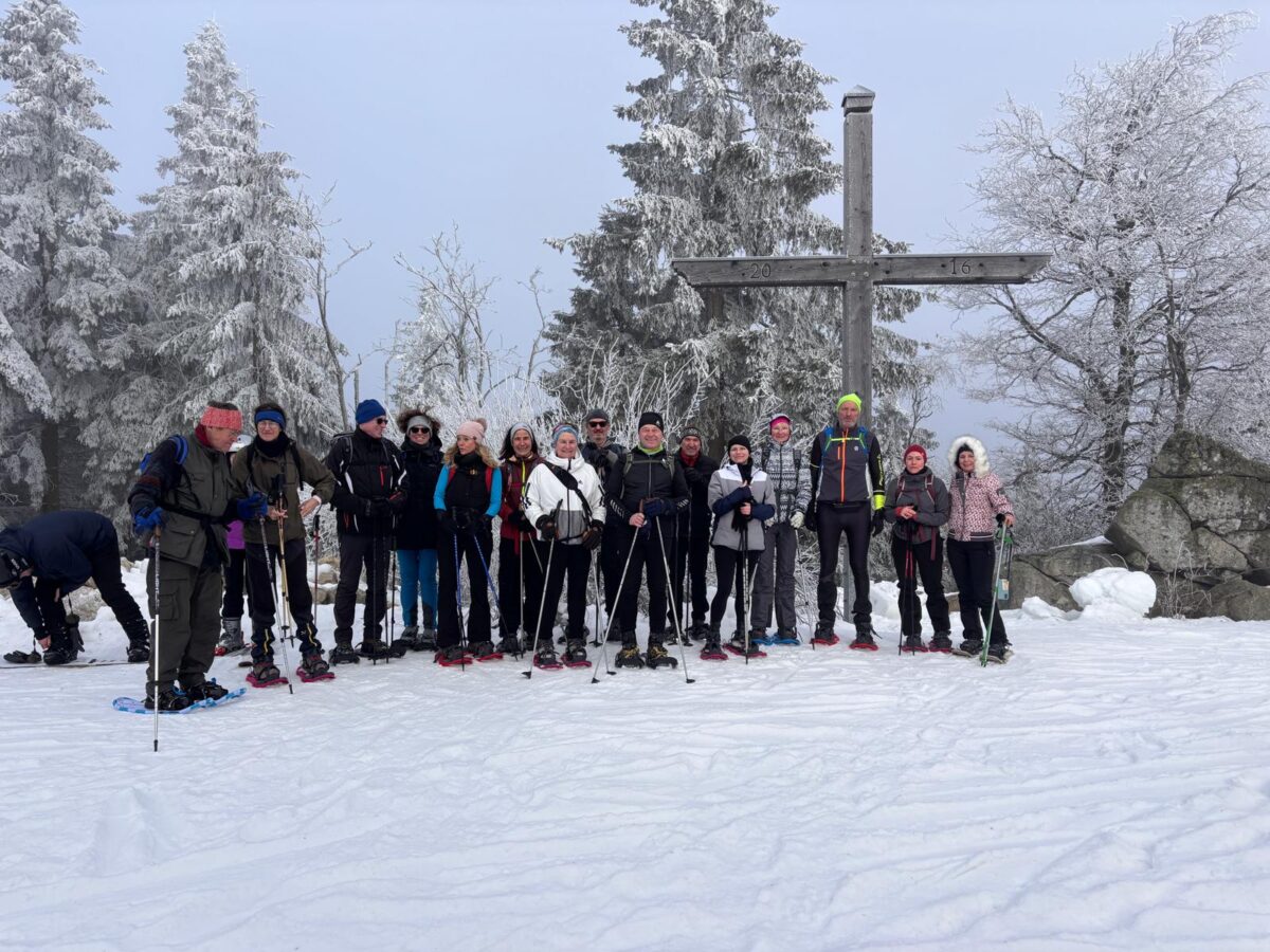 Schneeschuhtour der DJK Weiden auf den Ochsenkopf