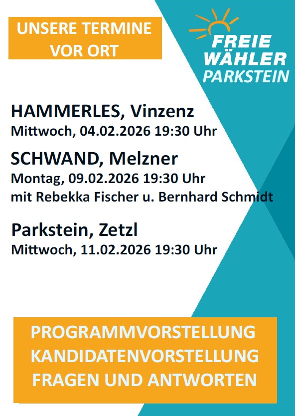 Freie Wähler Infoveranstaltung