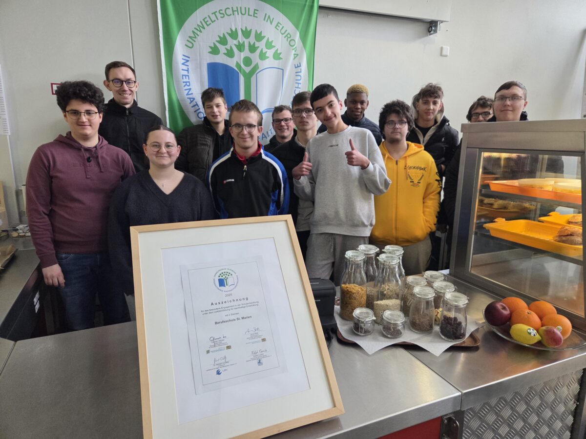 Berufsschule St. Marien ist Umweltschule
