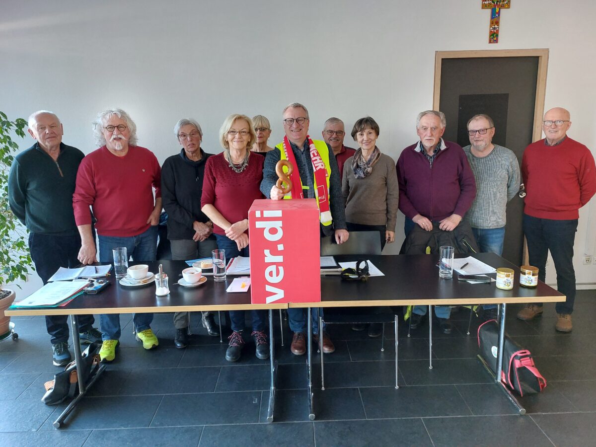 Ver.di-Senioren Oberpfalz betonen Unterstützung für Demokratie