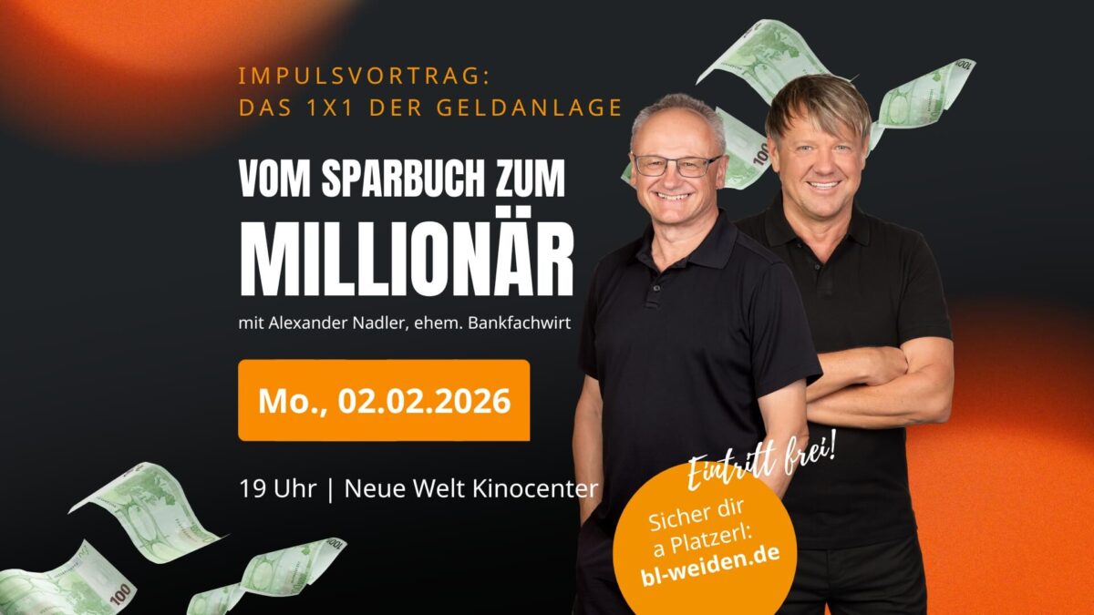 Infoveranstaltung: Vom Sparbuch zum Millionär