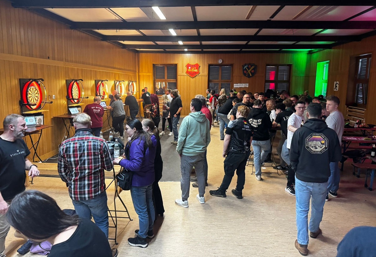 Erfolgreiche Premiere: Erstes Steel-Dart-Turnier des SSV Brand begeistert