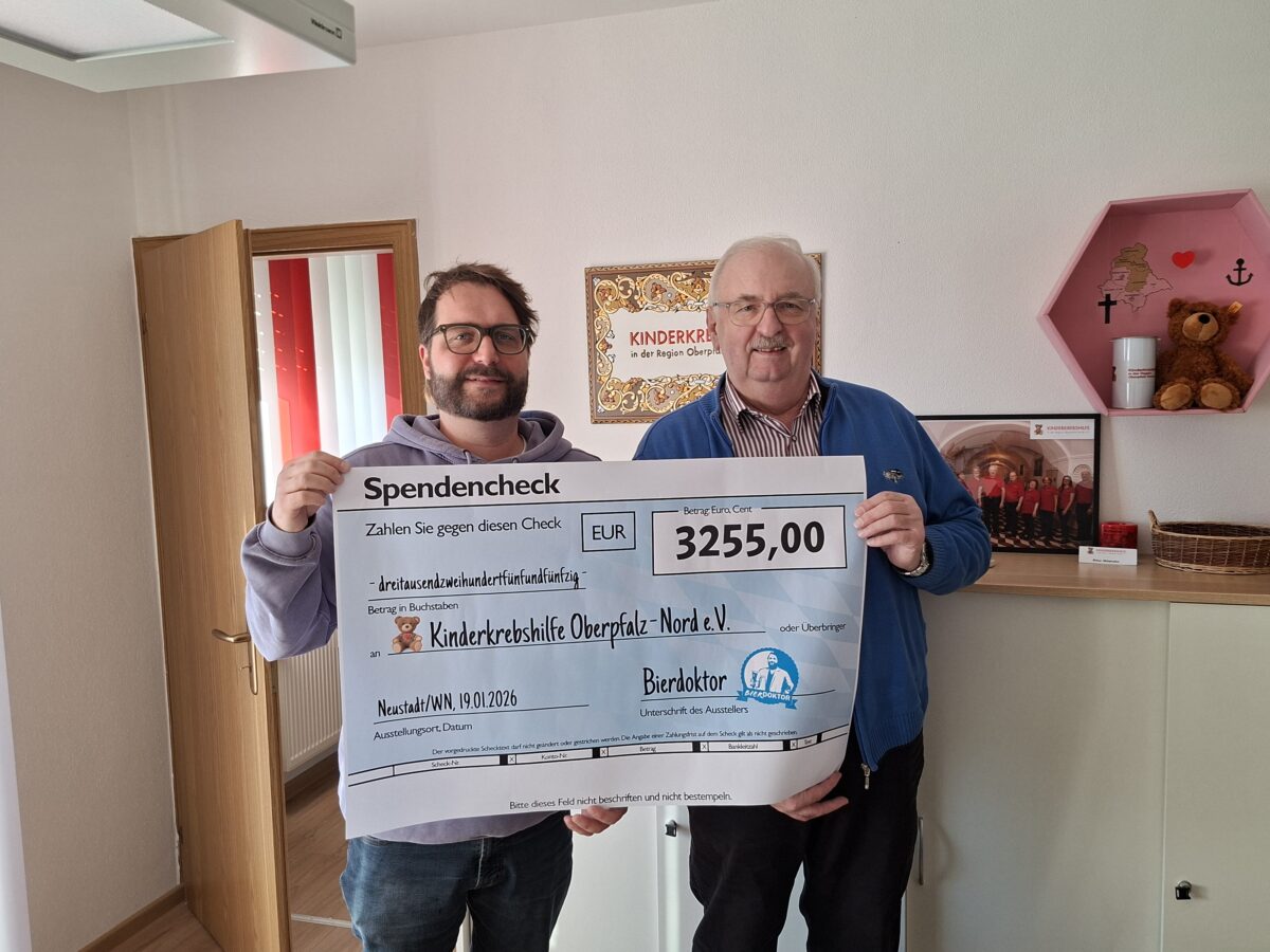 Radiologe spendet für Kinderkrebshilfe