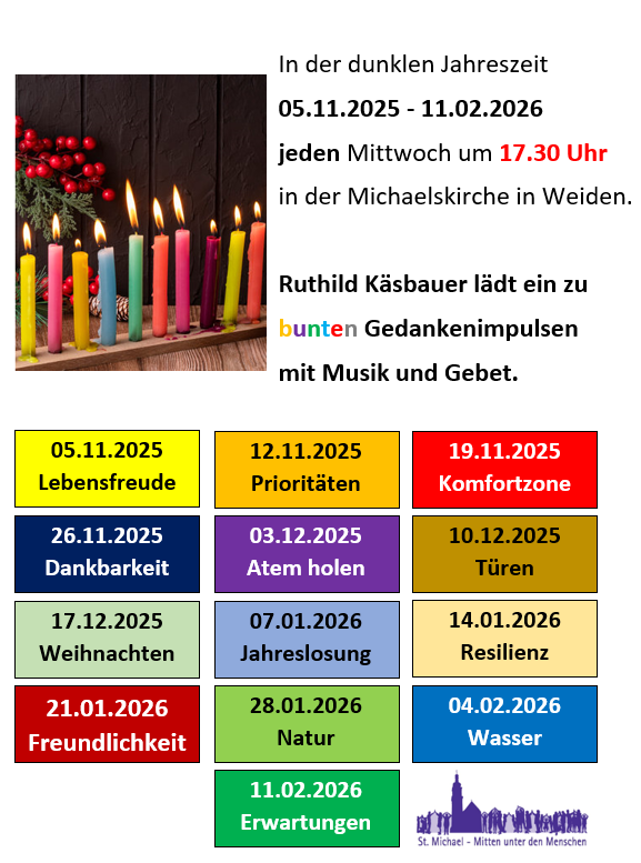 Andacht - bunte Gedankenimpulse