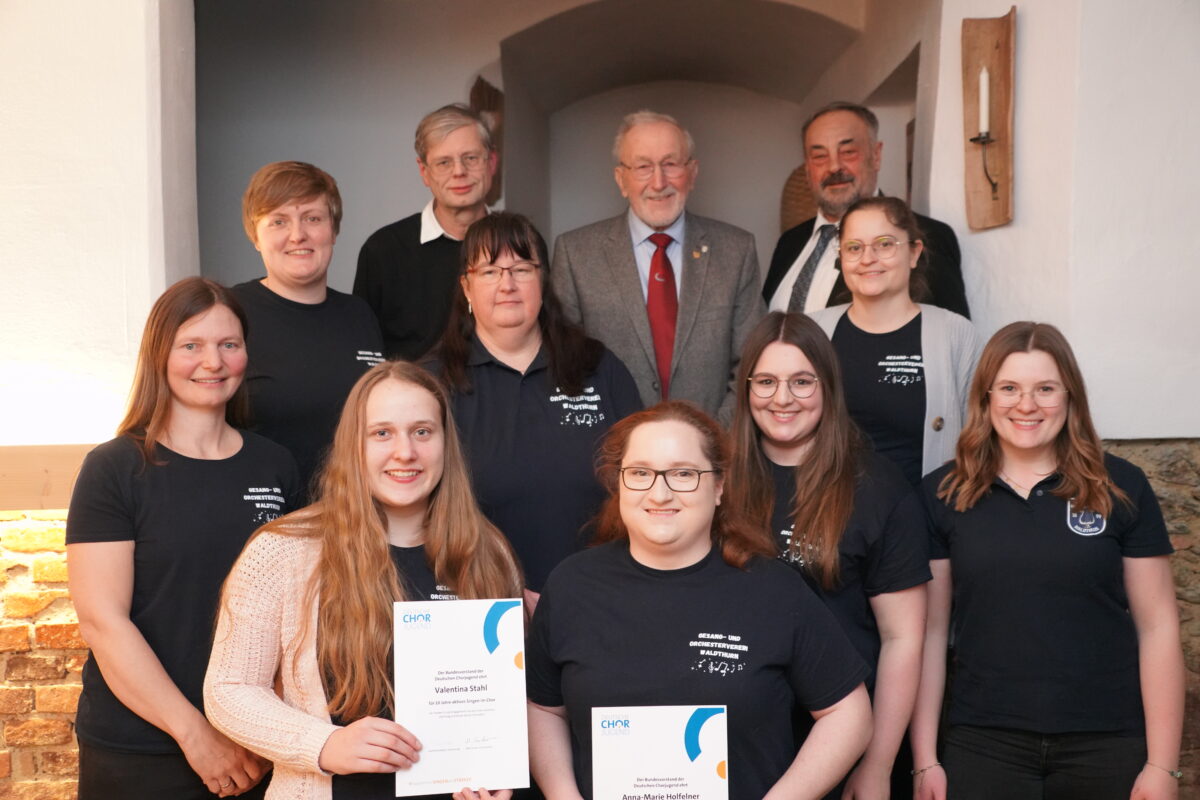 Gesang- und Orchesterverein Waldthurn mit Jahreshauptversammlung