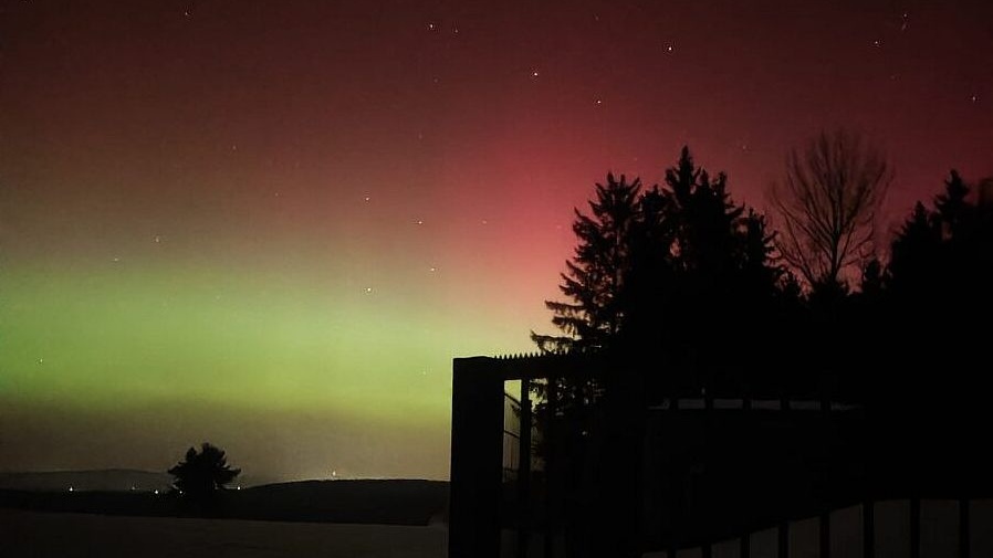Aufbleiben hat sich gelohnt: Polarlichter über der Oberpfalz