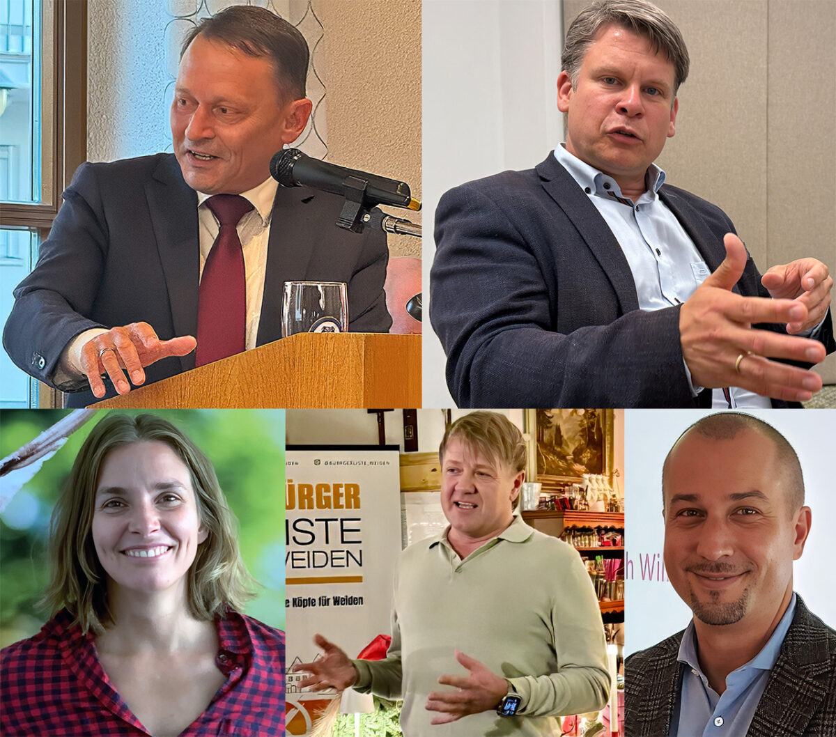 OB-Kandidaten-Podium von Echo und BDS: Wie Weiden wieder wachsen kann