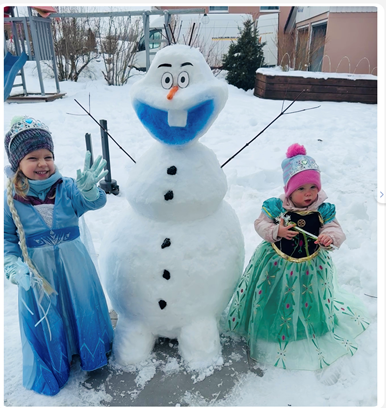 Sieger der Schneemann-Challenge in Schlammersdorf geehrt
