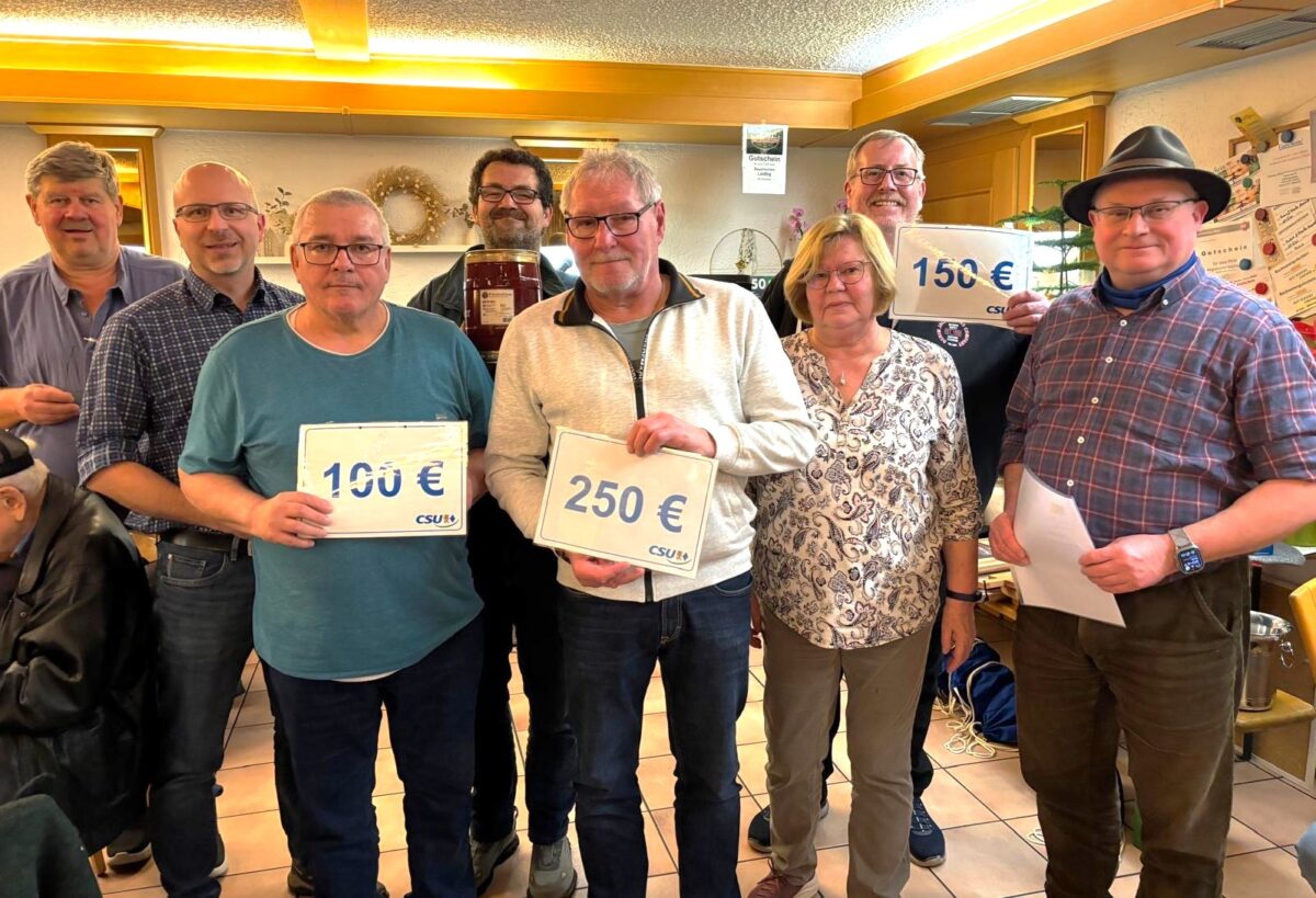 Fulminanter Preisschafkopf der Etzenrichter CSU