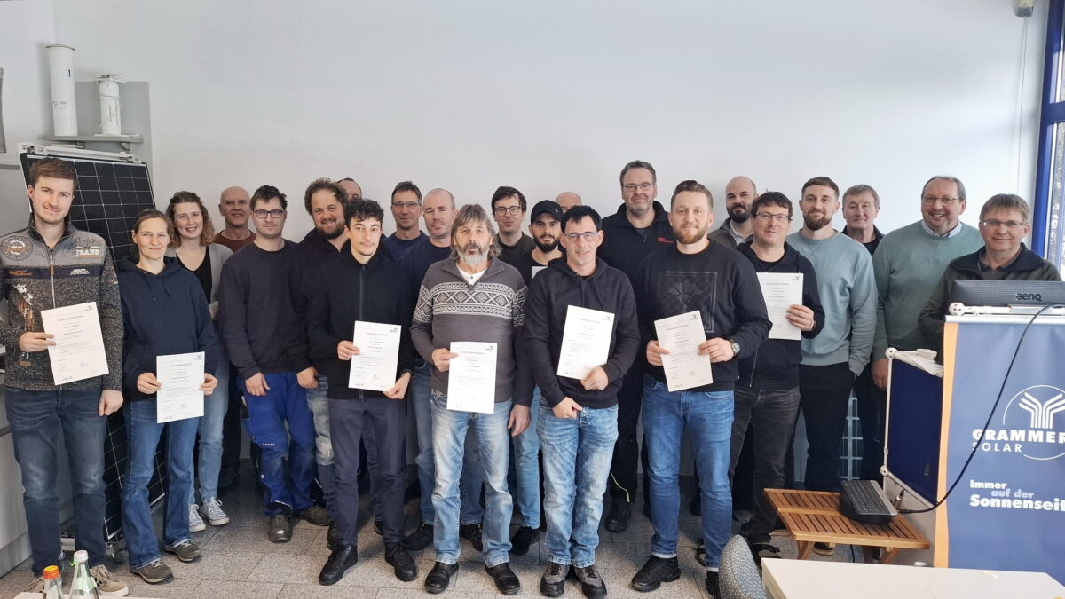 Winterschulungen bei GRAMMER Solar: Wissen vertiefen, Qualität sichern
