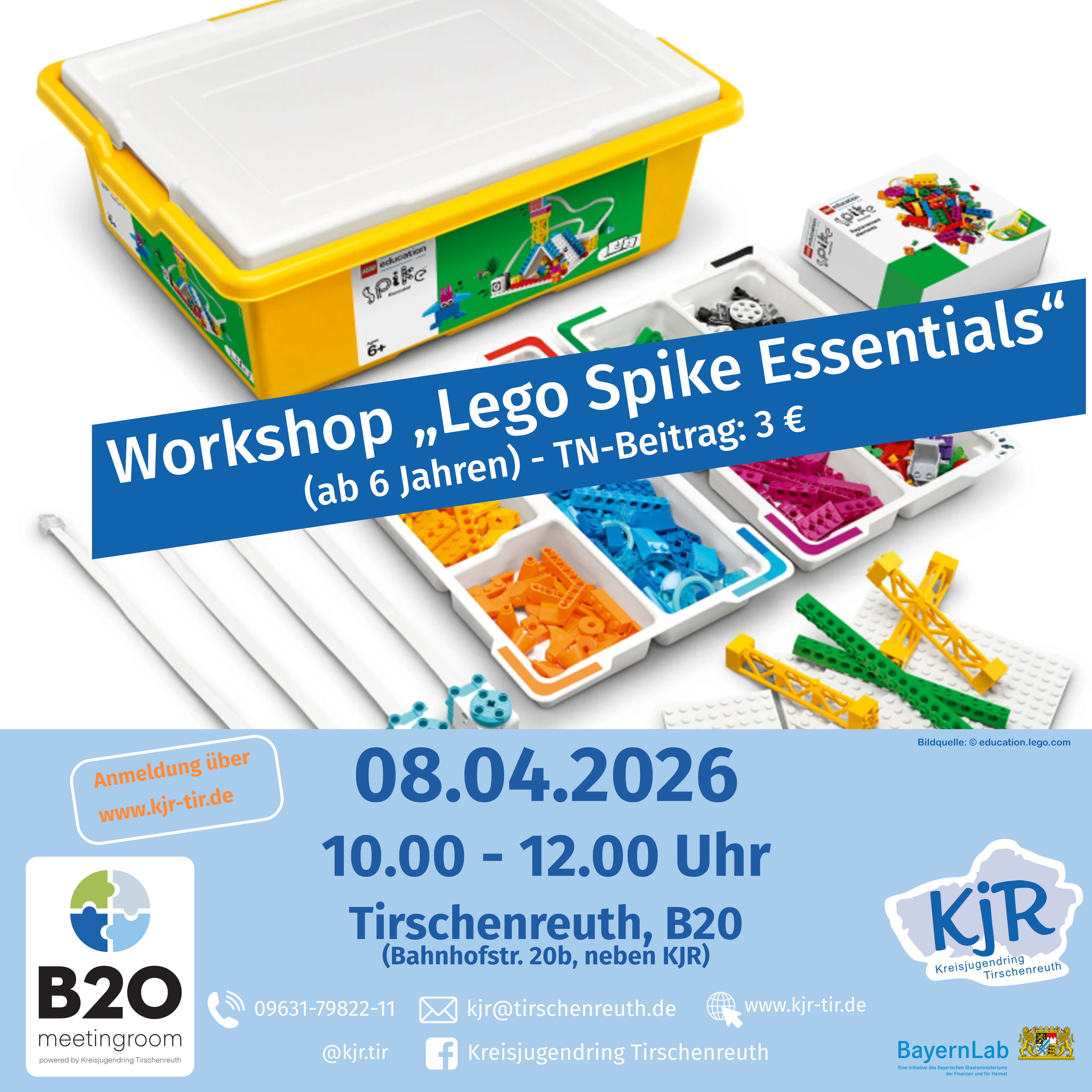 Lego Spike Essentials mit dem BayernLab Wunsiedel