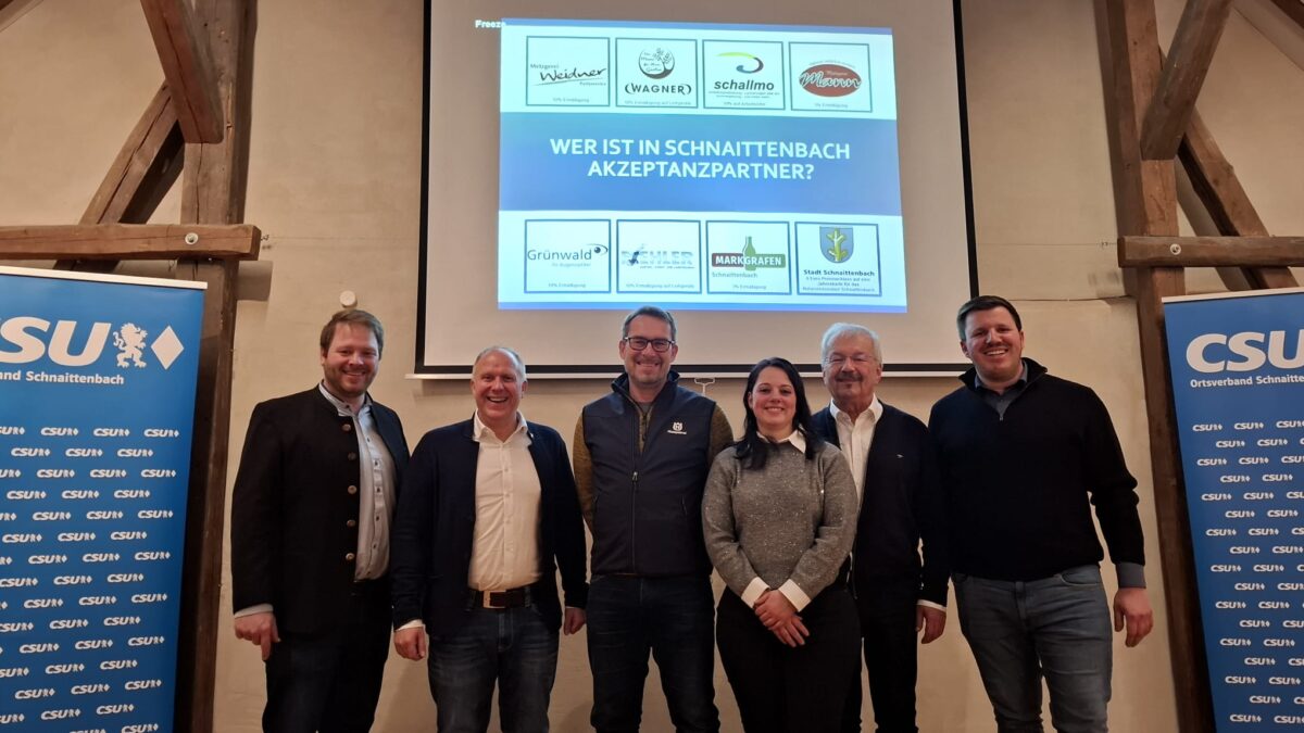 CSU Schnaittenbach macht Ehrenamtskarte in Bayern vor Ort sichtbar und nutzbar
