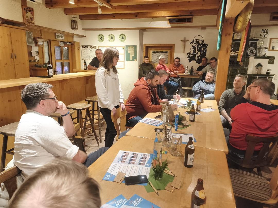 FWG diskutiert Hochwasserschutz und transparente Finanzpolitik in Oberbibrach